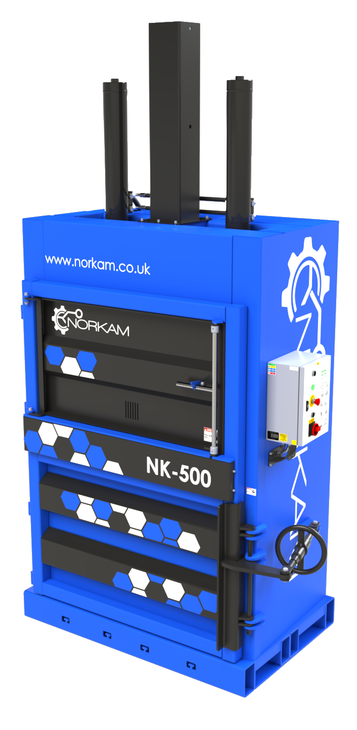 NORKAM NK-500 vertical baler